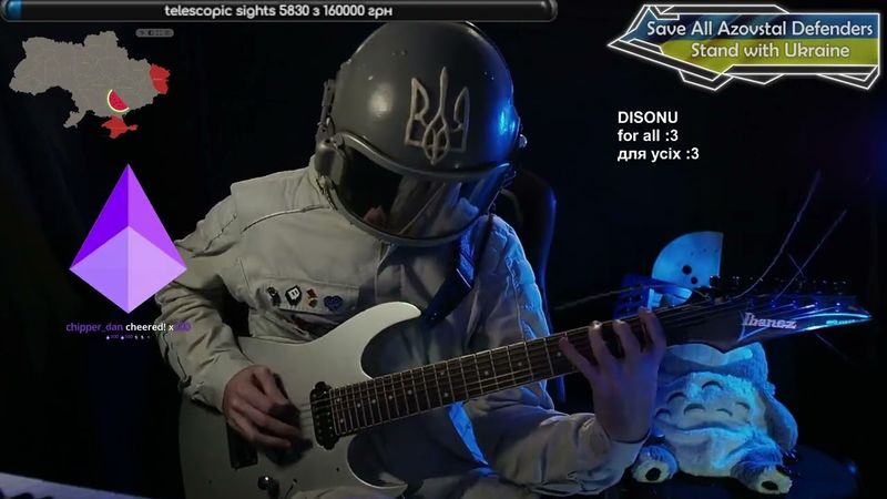 Space Original Music Stream  !charity !donate  Glory to Ukraine! 💙💛 #russiaisaterroriststate 2