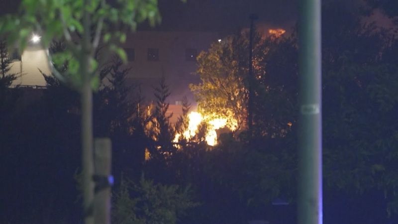 Лесной пожар под Мадридом: эвакуируют жителей и туристов