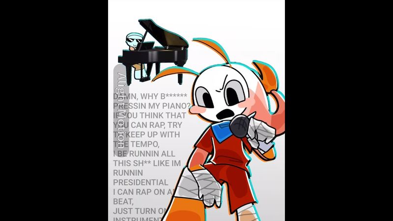 Damn, why b pressing my piano 🎹 | FT: FINN AND SHRIMPO | CR: fyp | idk if Shrimpo can rap lol #edit