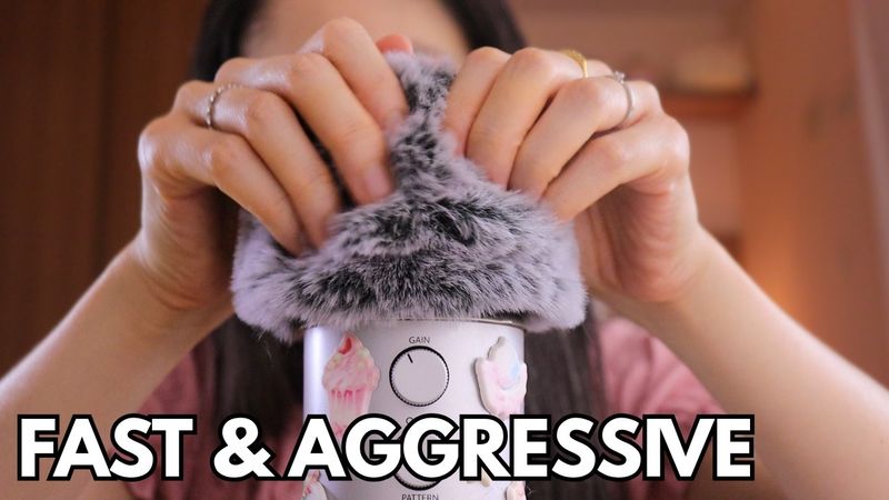 ASMR: ACTUALLY FAST & AGGRESSIVE Mic Scratching