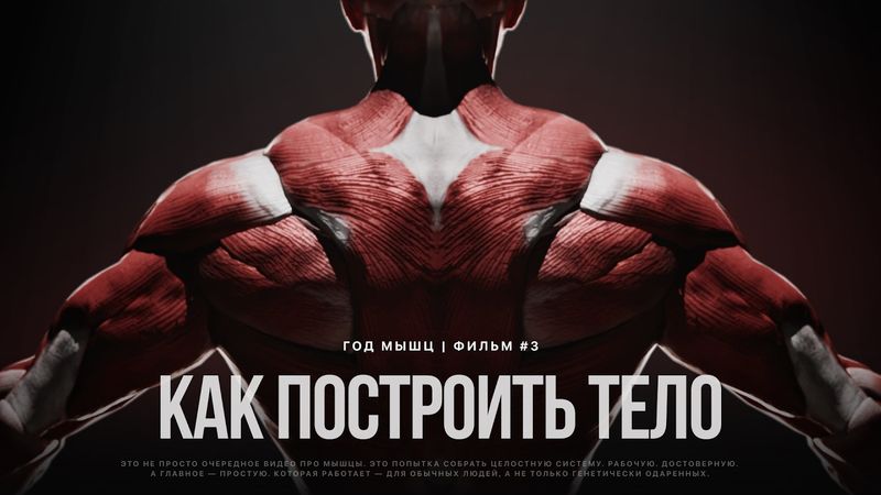 МЫШЦЫ: ФИНАЛ. Это видео сэкономит годы тренировок. Почему 90% людей не могут «накачаться» | Фильм #3
