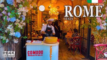 Rome, Italy 4K | Summer Walk Through Rome’s Prettiest Streets & Café Vibes