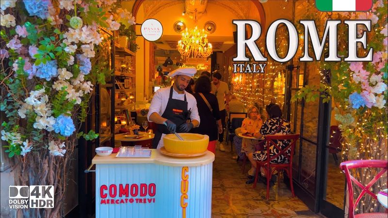 Rome, Italy 4K | Summer Walk Through Rome’s Prettiest Streets & Café Vibes