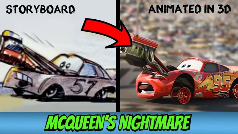 MCQUEEN'S NIGHTMARE - Cars 1 DELETED SCENE 3D remake | READ DESCRIPTION