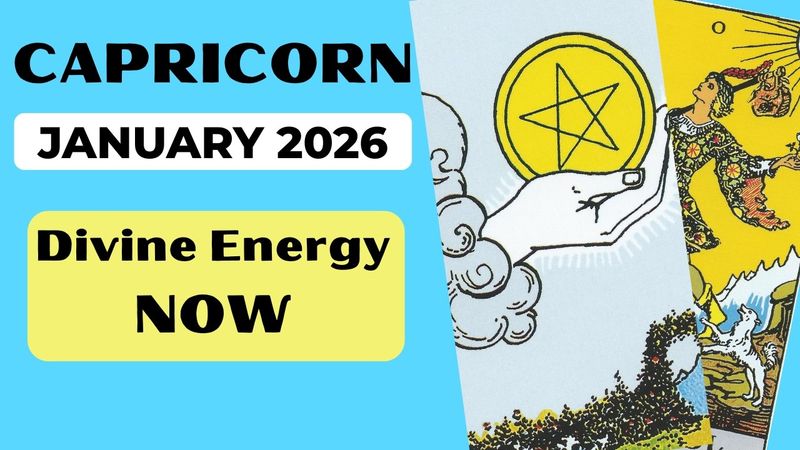 Capricorn Everything Aligns Today   Your Soul Receives Its Gift! 🩵 January Monthly Tarot