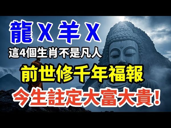 這些生肖不是凡人！大家以為他們運氣好，其實是前世修了千年福報，今生註定富貴一生，你是不是其中的一位的！ #生肖  #運勢  #玄學 #風水