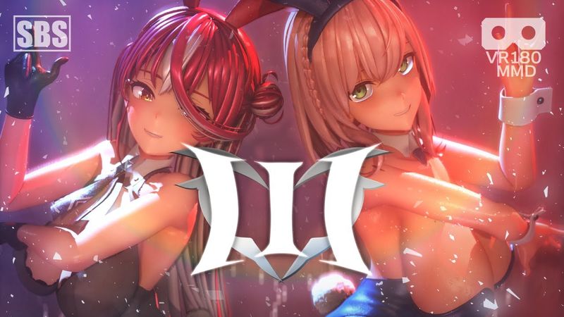 [MMD][III][団長][船長][VR180][8K][ブラウザ視聴]