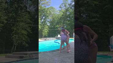 Pool day with me and jaycee