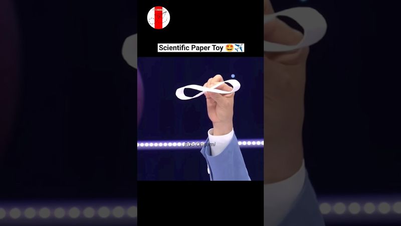 Infinity Flipping Paper Toy 🤩✈️➰, Rotating Paper Helicopter , Flying Paper Airplane #shorts #craft