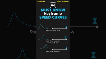 Разница скорости ключевых кадров в After Effects tutorial