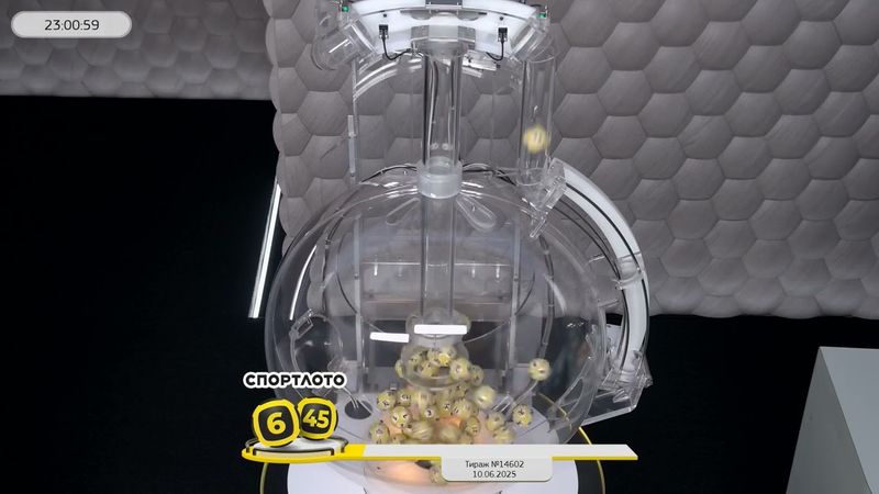 Столото представляет | Лотерея «Спортлото «6 из 45». Тираж № 14602 от 10.06.2025 г.