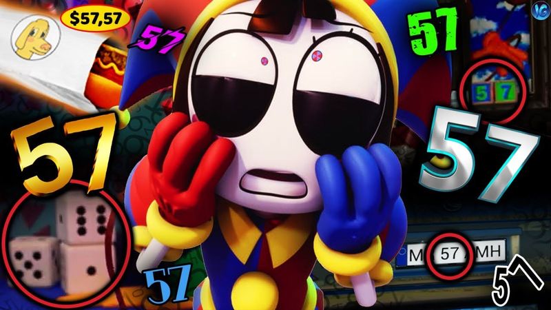 САМОЕ МИСТИЧЕСКОЕ ЧИСЛО 57 В ЦИФРОВОМ ЦИРКЕ🤔ЭТО ВЫХОД ИЗ ИГРЫ? ЧТО ЗНАЧИТ? (Digital Circus)