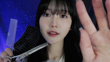 [ASMR giapponese] Per spazzolare i capelli durante il sonno e tagliare i capelli rilassanti✂️ 