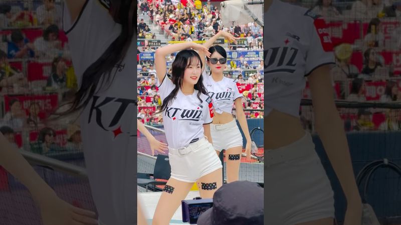 스리스리 귀여운 아웃송 #김한슬 #김한슬치어리더#ktwiz#kt위즈 #kt위즈치어리더