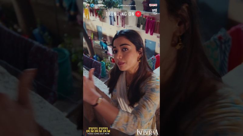 #PippiPippiDumDumDum Song #Trending On #Kuberaa Movie #Shorts