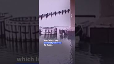 Ukraine claims fresh attack on Crimean bridge | AFP #shorts