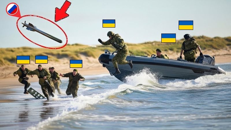 Российский беспилотник нанес удар по украинскому судну в ходе столкновения в Черном море