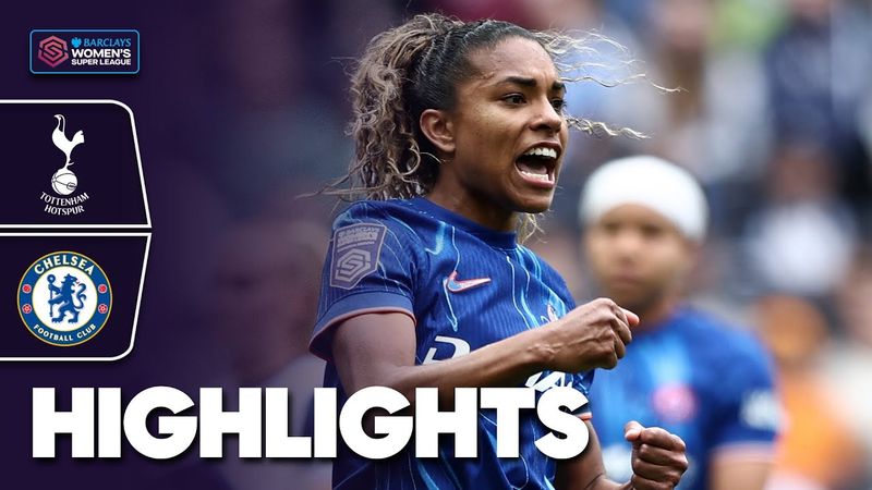 Macario Penalty Sees Champions Beat Spurs | Tottenham v Chelsea Highlights | Barclays WSL 2024-25