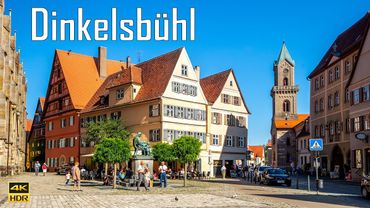 Dinkelsbühl Germany 🇩🇪 | One Of The Best-Preserved Towns on the Romantic Road in Germany 4K 60FPS