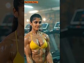 Indian Gym Girl Curls 🔥 | Female Fitness Motivation #Shorts