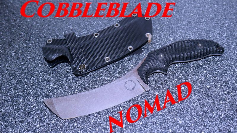 Нож Nomad от Cobbleblade - M390(62 HRC), G10.