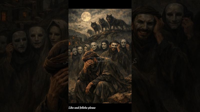 خلق نقاب دار! #شعر #غمگین #گرگ #نقاب