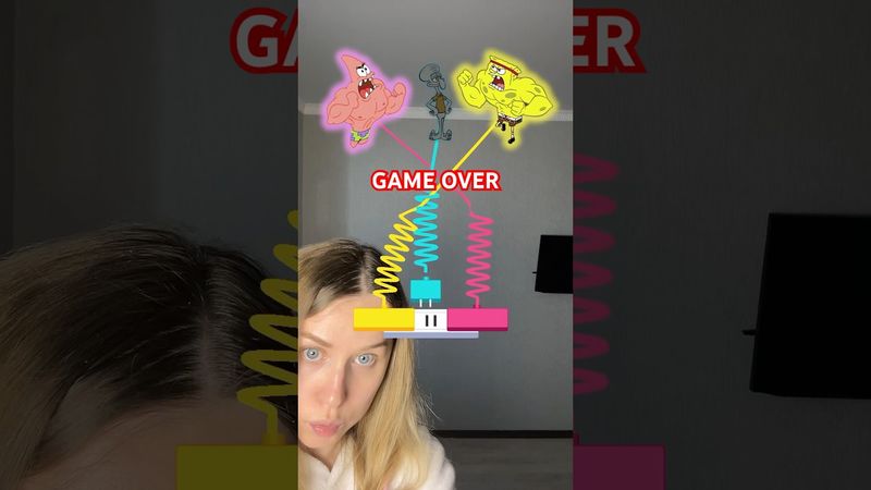 SpongeBob’s Challenge😭IMPOSSIBLE😭#shorts