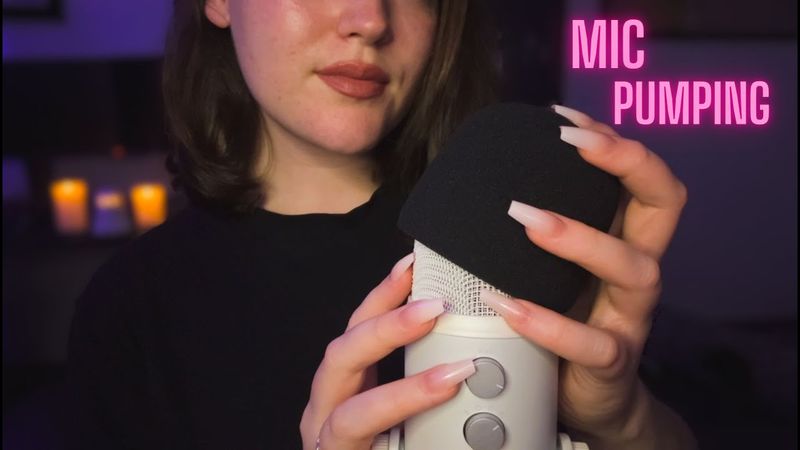 ASMR Mic Pumping, Swirling and Gripping (no talking)