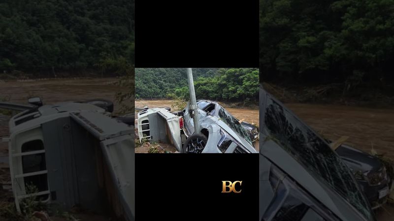 At least 18 dead in South Korea floods and landslides