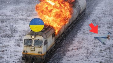 Россия нанесла удар по поезду с танками НАТО уничтожив технику на миллионы долларов