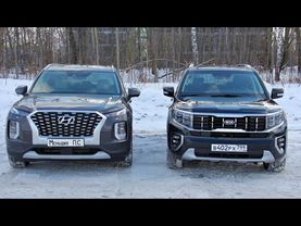 Hyundai Palisade против Kia Mohave: идут на таран. Тест обзор 2021