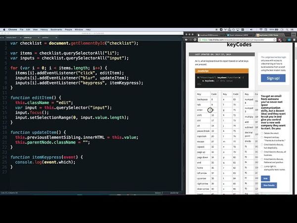 Javascript Events Tutorial Part 2 - Javascript Tutorials for Beginning Web Development