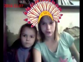 Вот так дурачимся пока родителей нету дома