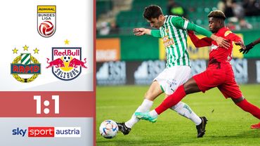 Rapid holt Remis in Unterzahl! | Rapid Wien - RB Salzburg | Highlights - ADMIRAL Bundesliga