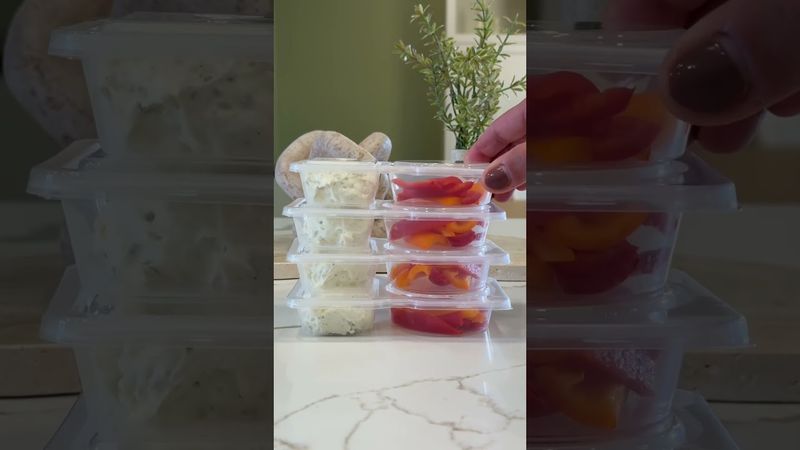 Snack pack container restock #asmrrestock #organizedhome #organizedkitchen