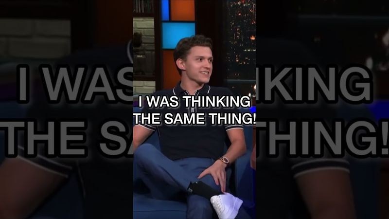 Tom Holland Jake Gyllenhaal Gym Story #tomholland #stephencolbert #funny #foryou #trending #shorts