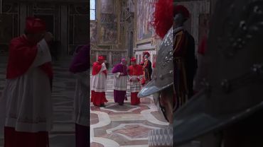 Os primeiros passos do novo Papa! #leão14 #papa #vaticano #shorts