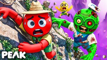 ЗОМБИ ПОВСЮДУ! МЫ ПРОШЛИ НОВЫЙ УРОВЕНЬ "ЛЕС" С 100 ПОПЫТКИ! ОЧЕНЬ СМЕШНО В PEAK