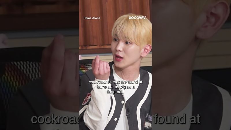 #AhnJaeHyeon receives a scary surprise while getting his mail 😱 #ahnjaehyun #homealone #kocowa