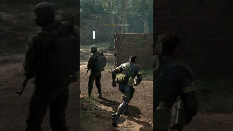 NEW MGS3 REMAKE STEALTH GAMEPLAY! 🐍 #metalgearsolid