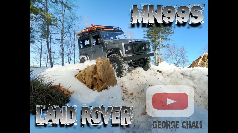RC Defender scale 1/12 MN99S snow 4x4