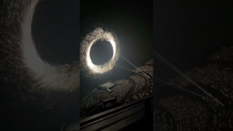 amazing laser mapping with LED screen🤩The ＃Sphere Las Vegas