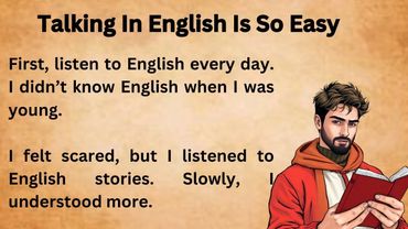 Speaking in English is so easy || Graded Reader | Improve Your English | Learn English Through Story