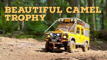 Super scale Camel Trophy RC off-roading in beautiful Canadian rain forest