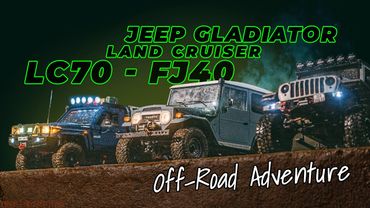 Rc Crawler Land Cruiser LC70, FJ40, Trx4 Jeep Gladiator | Off-Road Adventuer 4x4 Rc Cars