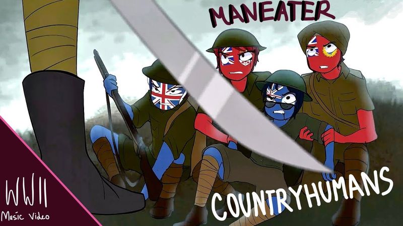 MANEATER // Fully animated WW2 music video - Imperial Japan // COUNTRYHUMANS