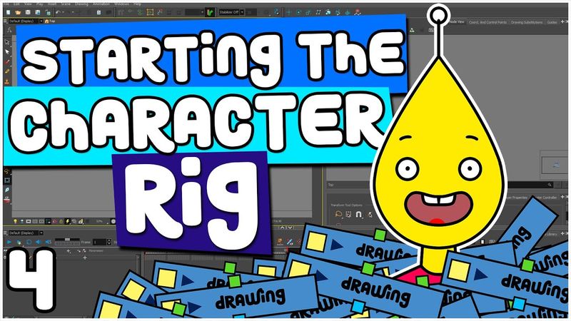 Starting the CHARACTER RIG | Toon Boom Harmony Rigging Tutorial | Part 4