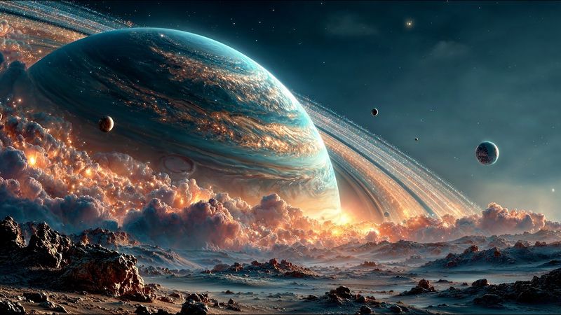 Cosmic Eternity — Space Ambient Music for Slow Astral Journey & Deep Stillness | 4K