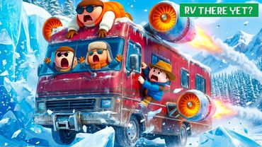 НИКОГДА НЕ ВКЛЮЧАЙ РЕАКТИВНЫЙ ДВИГАТЕЛЬ! ВЫЖИВАНИЕ НА ДОМЕ НА КОЛЕСАХ ВО ЛЬДАХ! УГАР В RV THERE YET