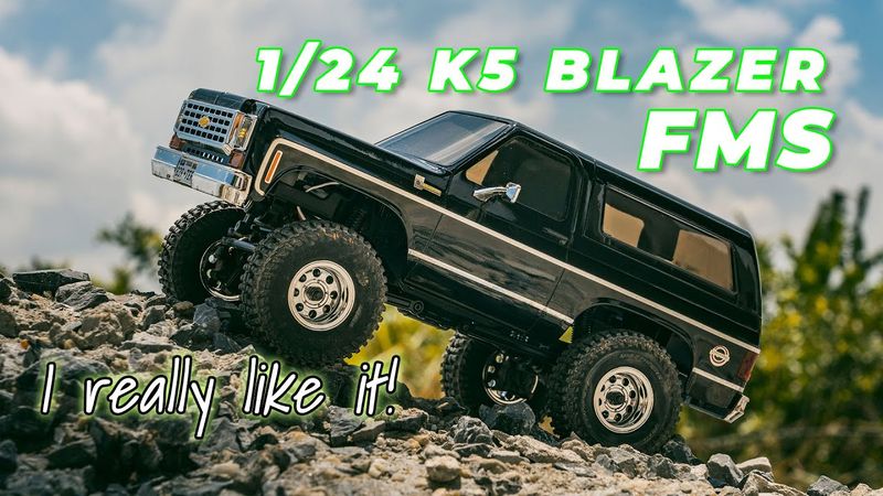 Rc Crawler FMS 1/24 K5 Blazer Unboxing & Review - I really like it! | E3S-RC
